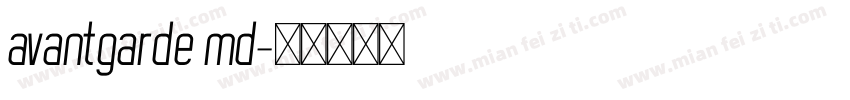 avantgarde md字体转换